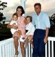 John Fitzgerald and Jacqueline Lee (Bouvier) Kennedy Family circa 1962